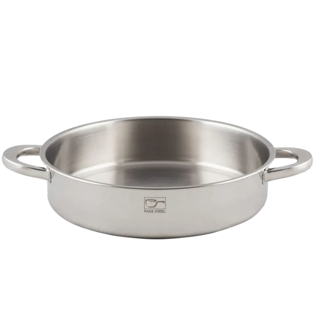 ماهیتابه پارس استیل سایز ۲۸ کف سه لایه