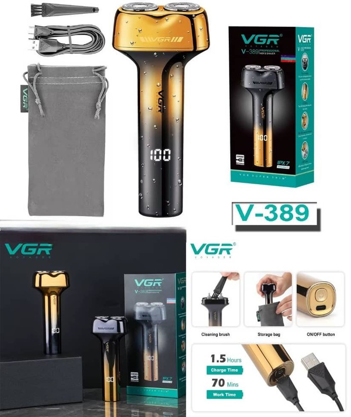 ریش تراش وی جی آر مدل VGR V-389 ضد آب و صفر زن