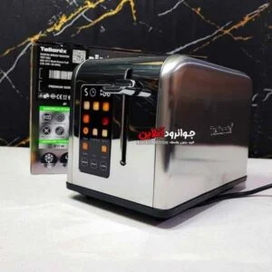 توستر نان تلیونیکس مدل TBT1502 با دکمه لمسی و بدنه استیل ضد زنگ