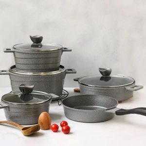 سرویس قابلمه 10 پارچه تکنو مدل دایموند