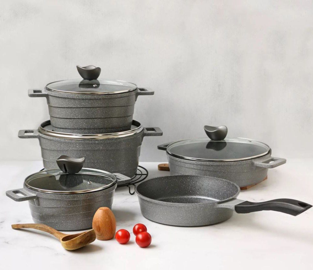 سرویس قابلمه 10 پارچه تکنو مدل دایموند