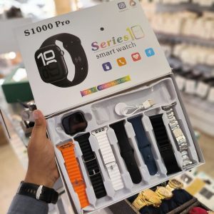 ساعت هوشمند S1000Pro با ۷ بند سیلیکونی و فلزی