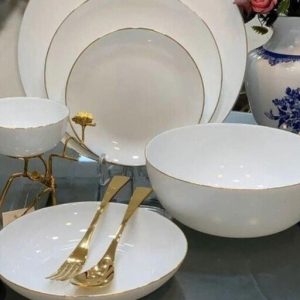 پلوخوری آرکوپال لب طلا گرد کلاسیک دینو 6عددی