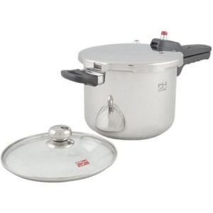 زودپز تک دسته 6L با درب پارس استیل کف آلمنیوم